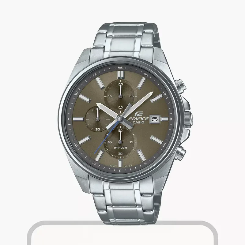 Casio Edifice Brownish Grey Dial Men's Watch | EFV-610D-5CV